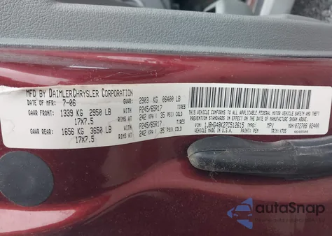 2007 Jeep Commander Sport из США, поврежденный, VIN 1J8HG48K27C512615